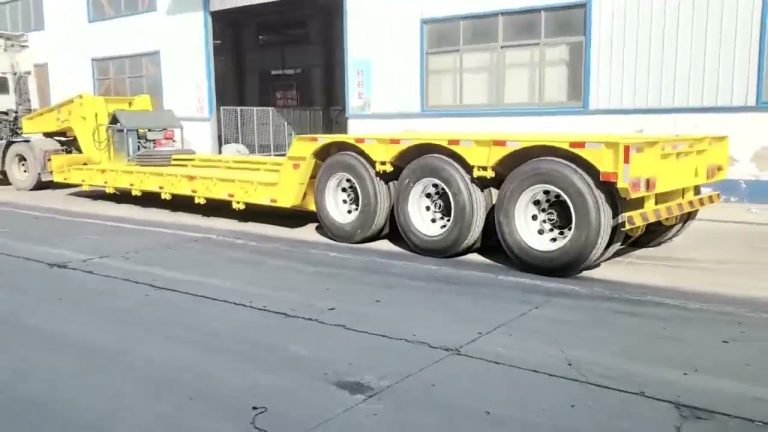 Low Bed Trailer Factory,Flatbed Trailer Truck,Heavy Load Low Flatbed Trailer