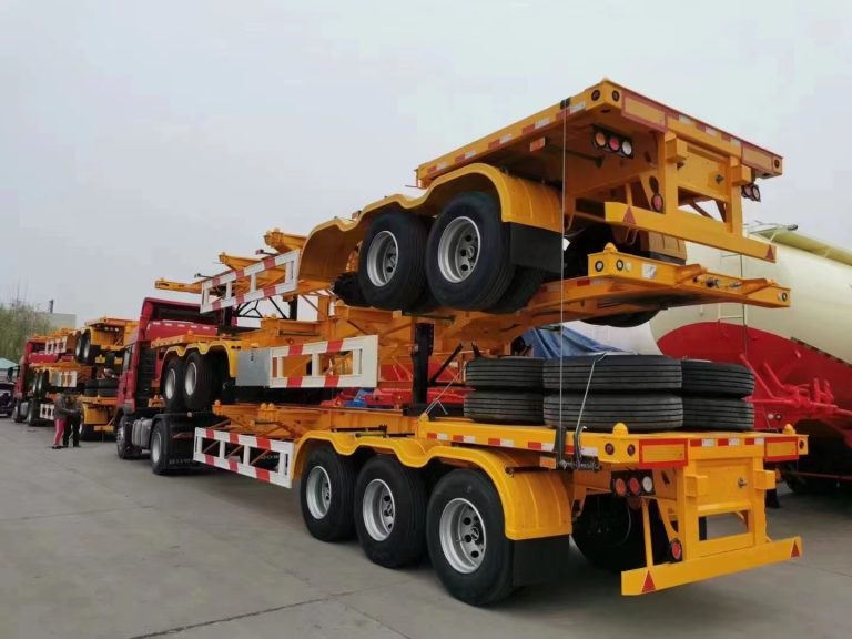 Design features and technological innovations of skeleton semi-trailers