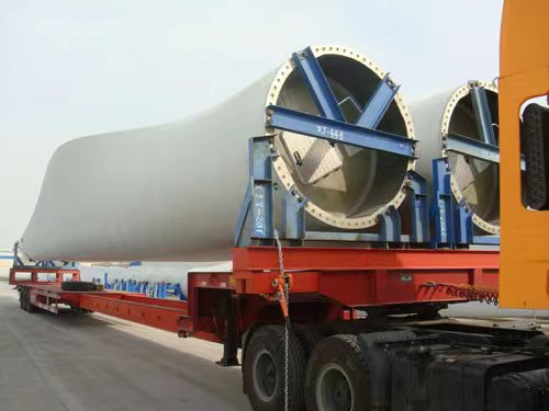 Special transport vehicle for wind turbine blades: a global problem solved by “Chinese wisdom”