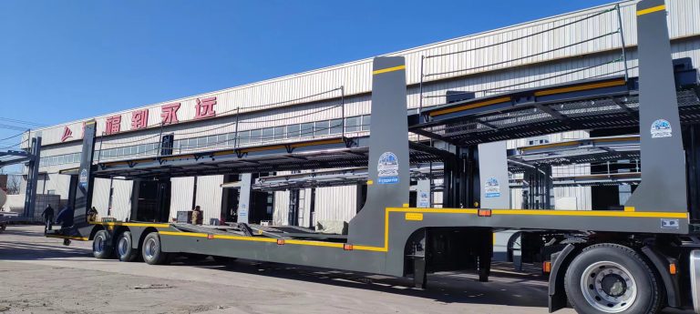 Vehicle transport semi-trailer tractors exported from China to the Indian Ocean region of the Commonwealth