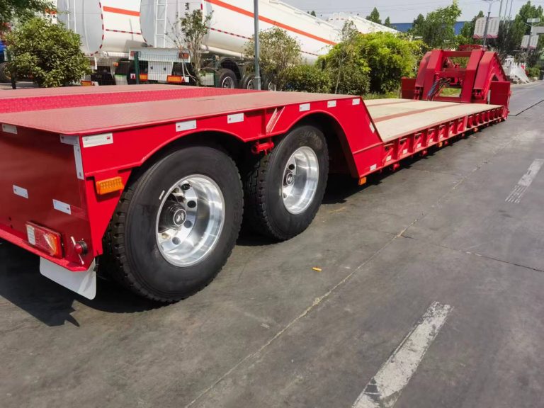 What are the types of Lowboy trailers?