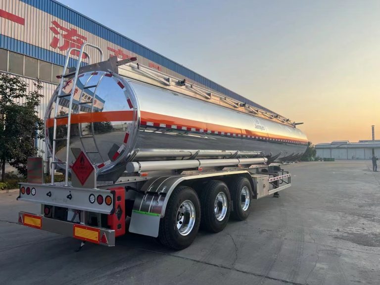 Liquid sulfur tank semi-trailer